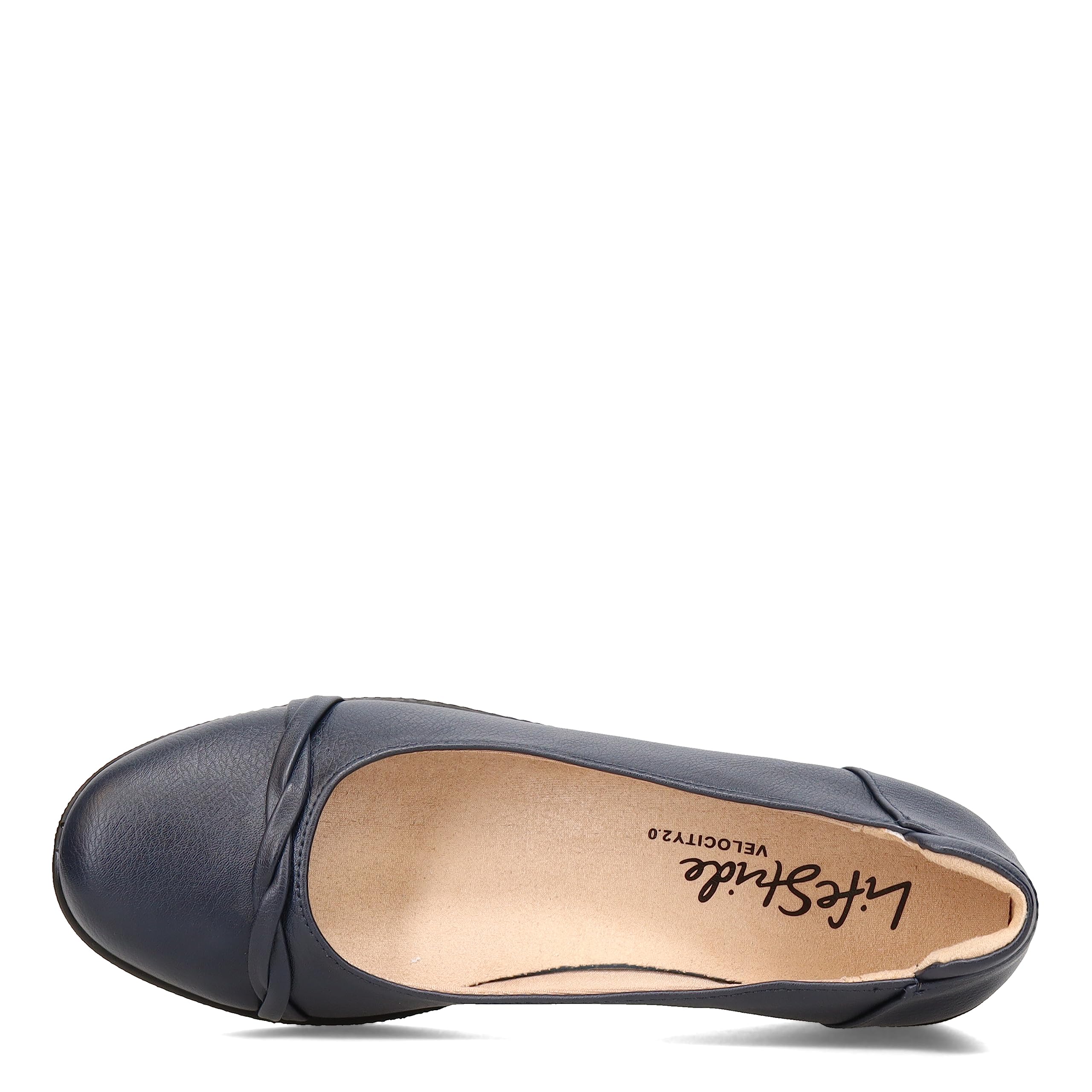 Lifestride Women's Comfortable Slip-On Loafers for Work & Casual Wear - Breathable Walking Shoes with Arch Support for Office, Travel & Everyday Use