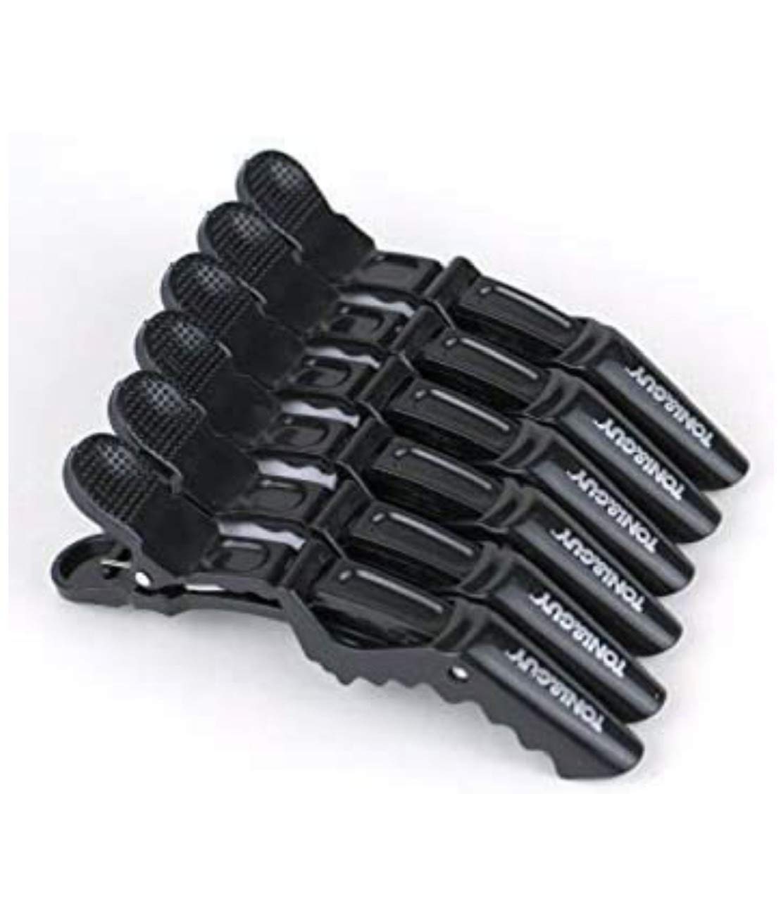Professional Hair Styling Clips - 6 Pack Non-Slip Alligator Hair Clips for Sectioning & Cutting | Durable Plastic Hair Grip for Salon & Home Use | Perfect for Hairdressers, Styling, Braiding & DIY Hair Care