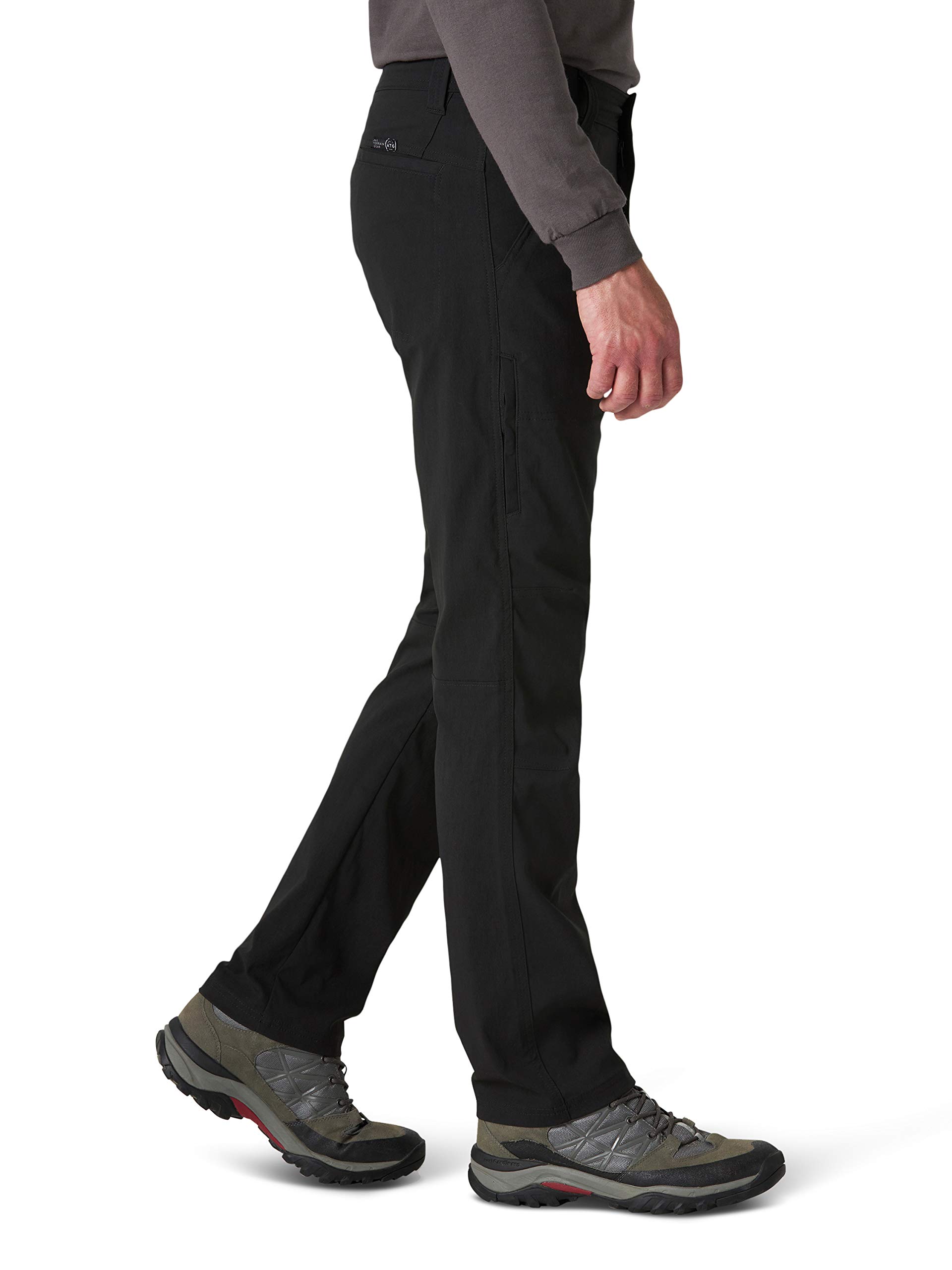 ATG by Wrangler Men's Zip Pocket Trail Pants - Durable Hiking & Outdoor Adventure Pants with Secure Pockets for Camping, Hiking & Travel