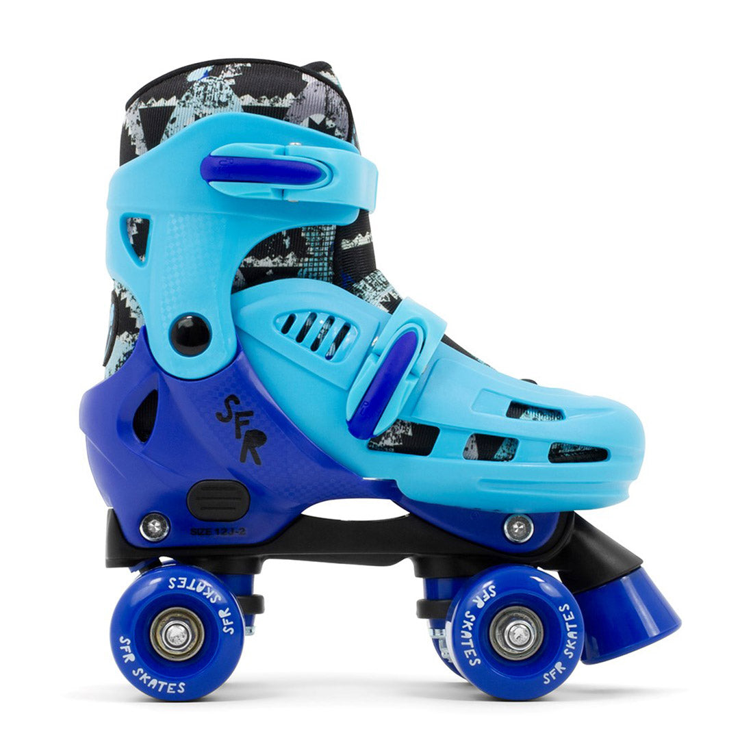 SFR Hurricane IV Quad Roller Skates for Adults - High Performance Outdoor/Indoor Skates with Shark Wheels - Perfect for Rink Skating, Fitness, Roller Derby & Street Skating