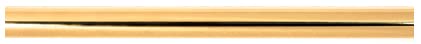 6' Shower Curtain Rod - Unlacquered Solid Brass Bathroom Tension Rod for Shower, Bathtub & Closet - Rust-Resistant & Adjustable for Home Decor
