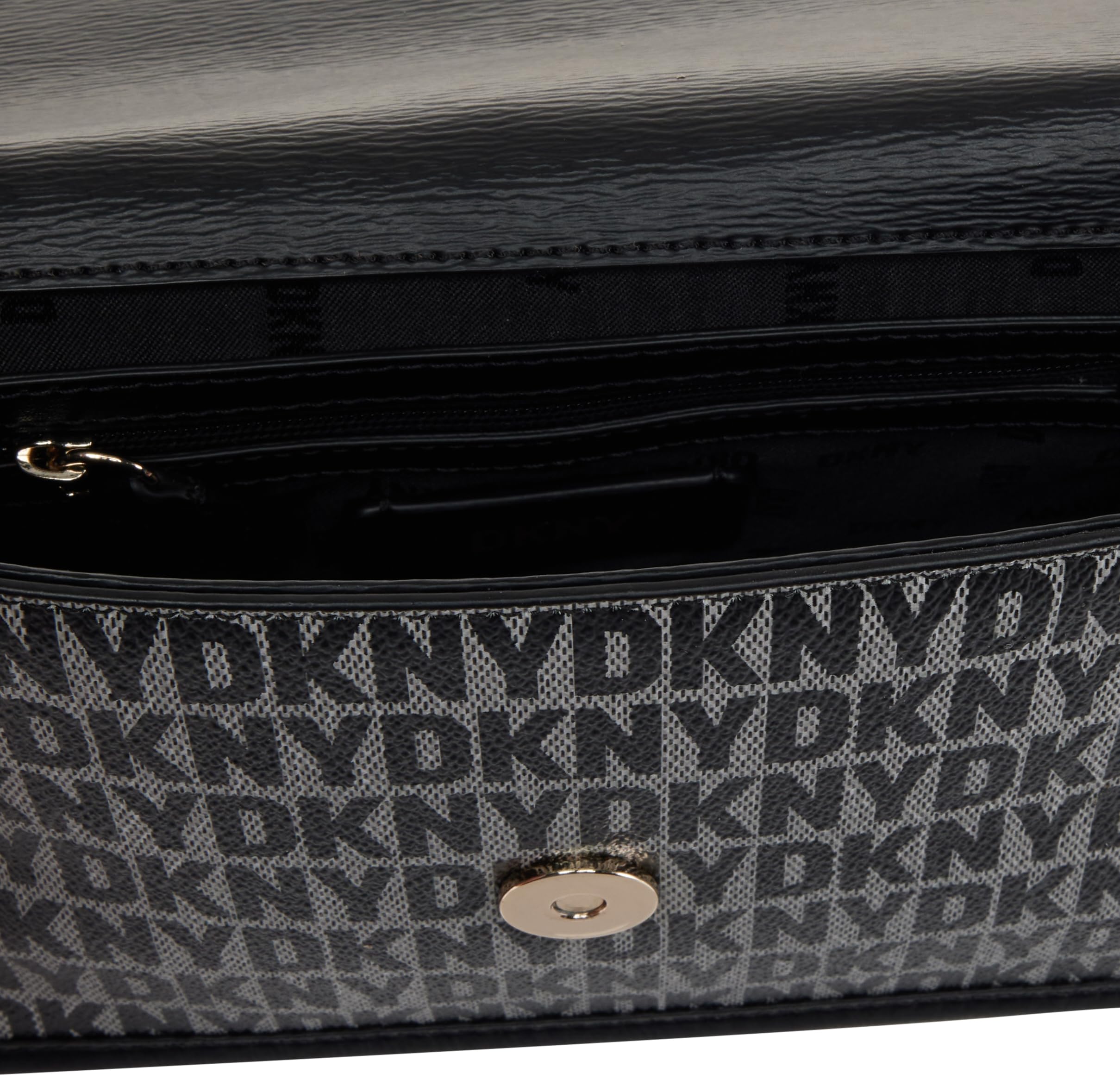 DKNY Elissa Small Shoulder Bag Legacy - Stylish Leather Crossbody Purse for Women | Perfect for Work, Travel & Everyday Use