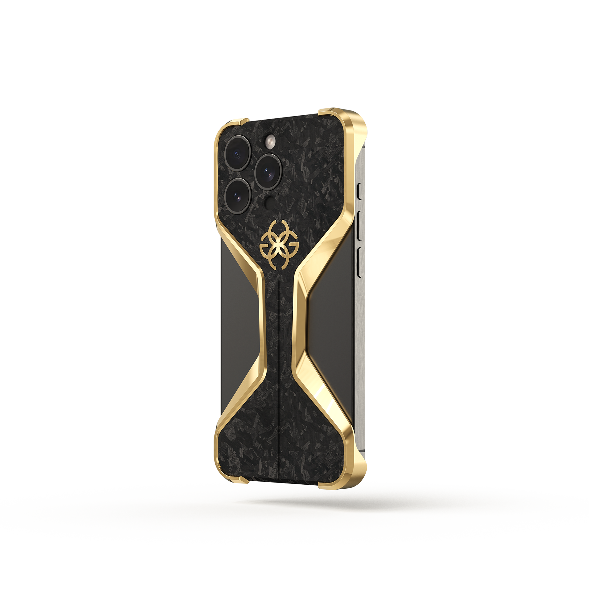 Premium iPhone Case Capsule 16 - Elegant Gold Protective Cover for Everyday Use, Travel & Outdoor Activities