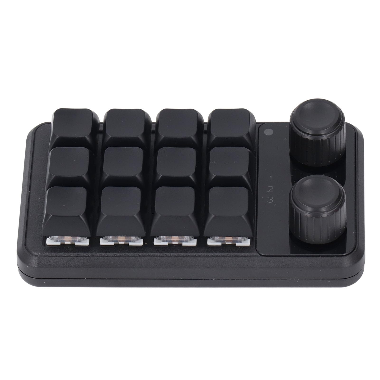 Hyuduo RGB Backlit Mechanical Gaming Keyboard with Blue Switches - 2.4G Wireless, 12 Programmable Macro Keys - Perfect for PC Gaming, Office Work & Typing Enthusiasts