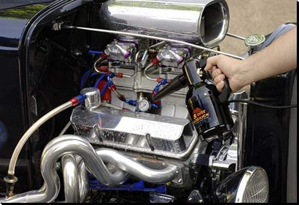 METROVAC SK-1-25 Sidekick Blower System - Heavy Duty Car & Motorcycle Cleaner, Dryer - Powerful Compact Air Duster - Portable Car Cleaning Supplies w/ 1.3 Peek HP 120V - Perfect for Auto Detailing, Garage Cleaning & Motorcycle Maintenance