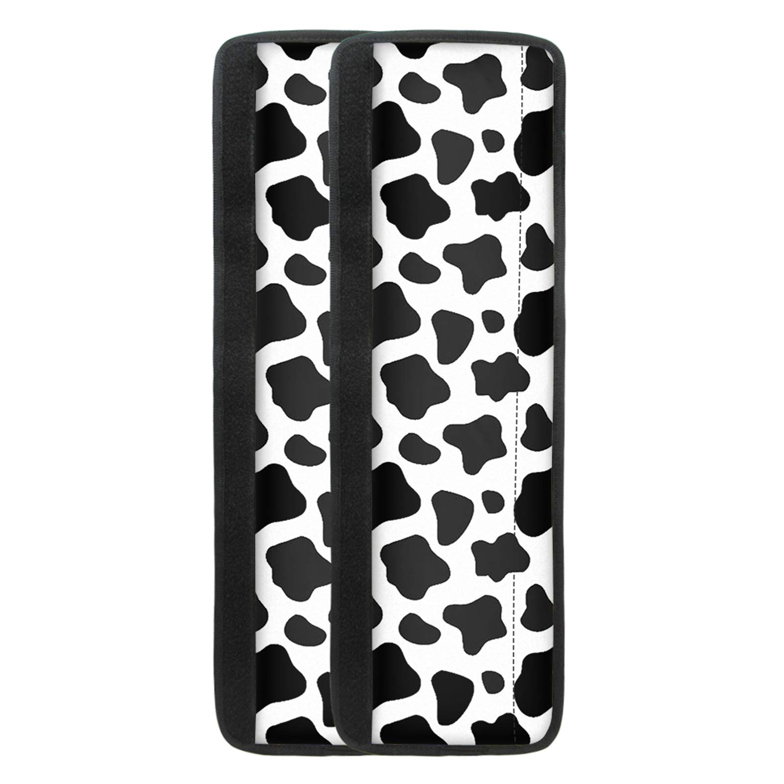 CLOHOMIN White Cow Print Refrigerator Handle Covers - Protect Appliances from Smudges, Fingerprints & Food Stains | Durable & Easy to Clean | Ideal for Refrigerators, Ovens & Dishwashers | Perfect for Modern Kitchens & Home Decor