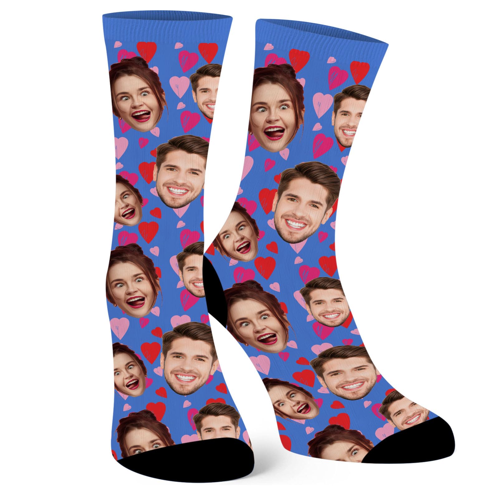 Custom Photo Socks - Personalized Face Socks for Men & Women - Unique Novelty Gift - Perfect for Birthdays, Anniversaries & Couples Gifts