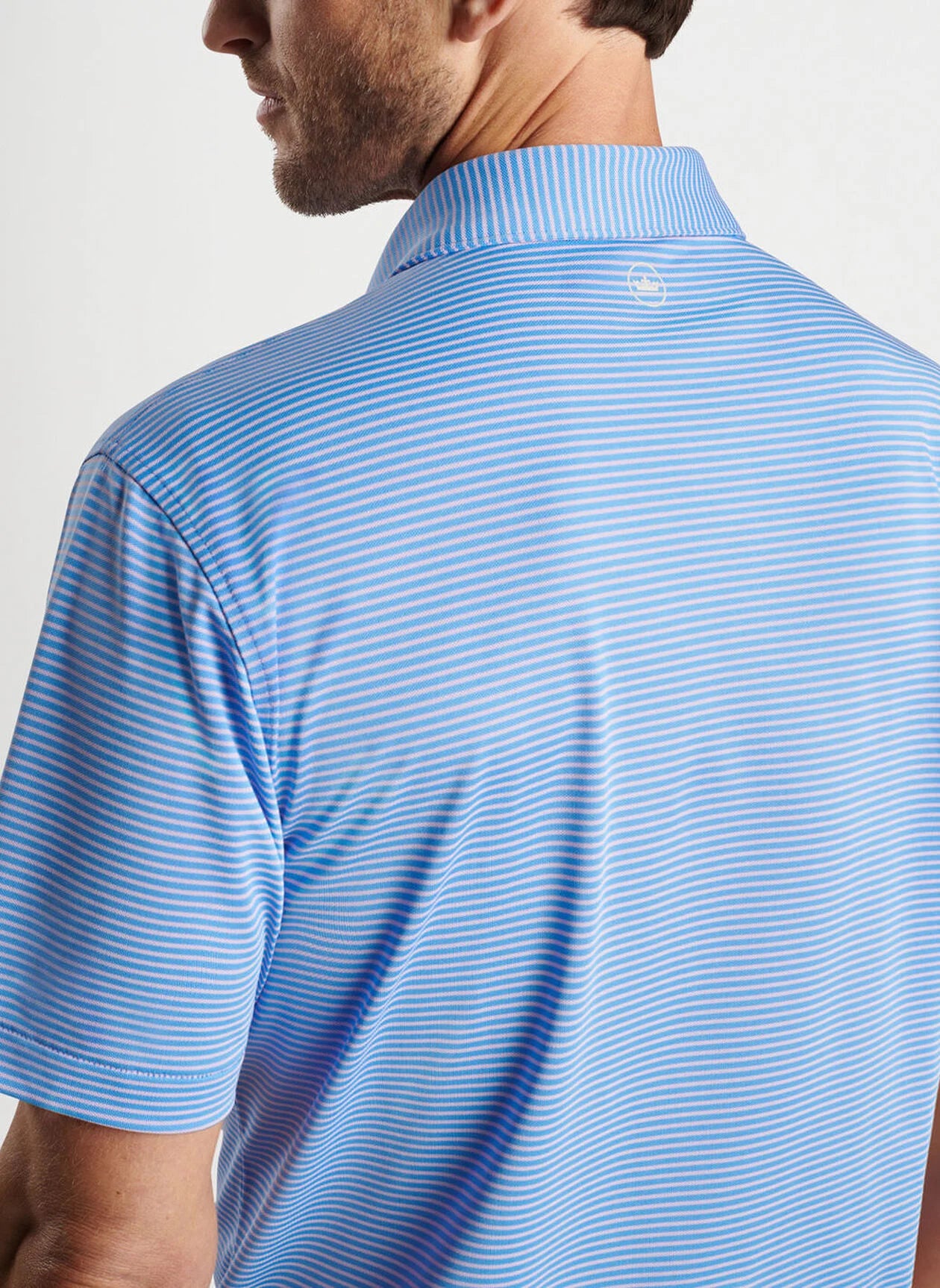 Peter Millar Men's Performance Mesh Short Sleeve Polo Shirt - Breathable, Moisture-Wicking Golf & Casual Wear for Summer