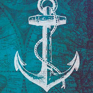 Anchor Map White / Blue