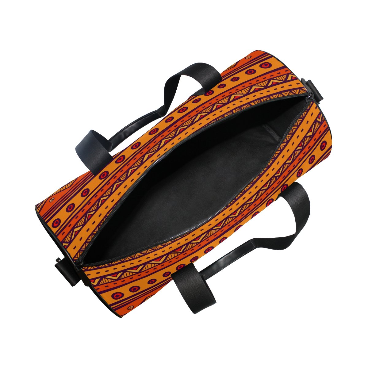 African Tribal Print Travel Duffel Bag - Gym & Sports Shoulder Bag for Fitness, Workout & Travel | Durable & Stylish for Gym, Yoga, Hiking & Weekend Getaways