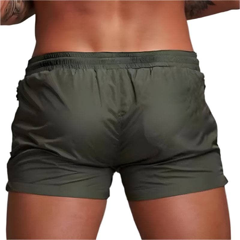 Green Gains Hoochie Daddy Shorts - Men's Athletic Workout Shorts for Gym, Running & Casual Wear | Breathable Quick-Dry Fabric