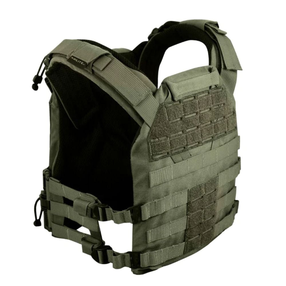Agilite K19 Tactical Plate Carrier with Quick Release System, Fast Adjust Cummerbund & Admin Pocket - Ideal for Military, Law Enforcement & Airsoft Use
