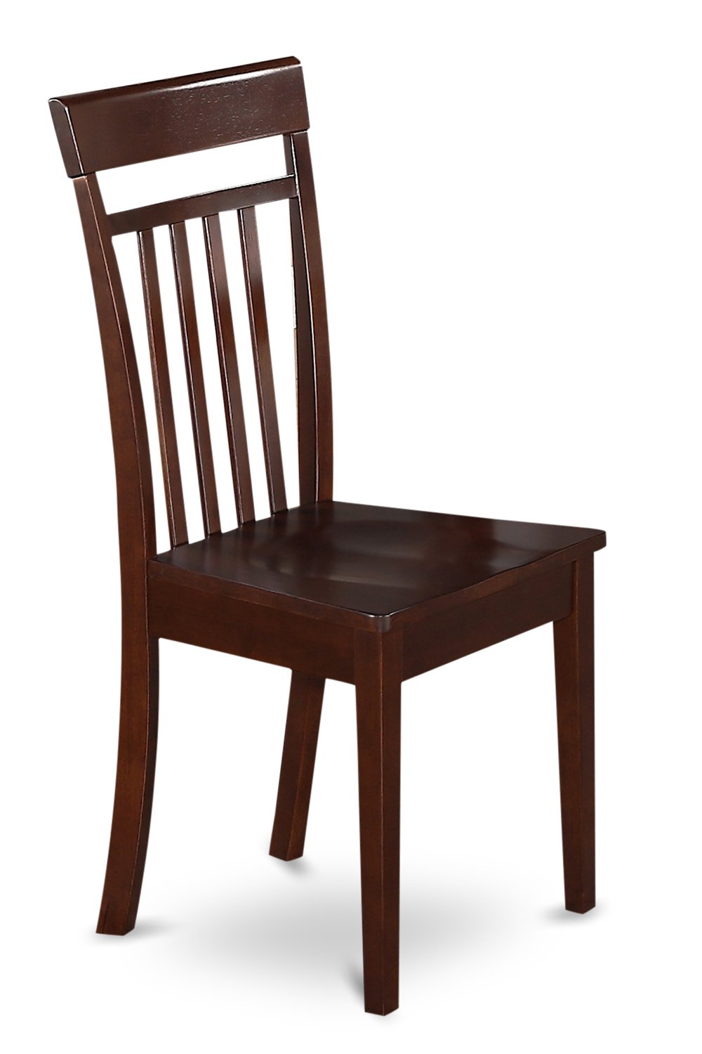 East West Furniture 5-Piece Mahogany Dining Set with Drop-Leaf Table & 4 Chairs - 36x54 Inch Rectangle Kitchen Table - Perfect for Small Spaces & Family Meals