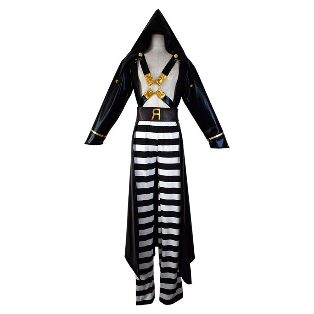 JOJO's Bizarre Adventure Risotto Nero Cosplay Costume - Vento Aureo Golden Wind Outfit with Hat for Halloween, Anime Conventions & Themed Parties