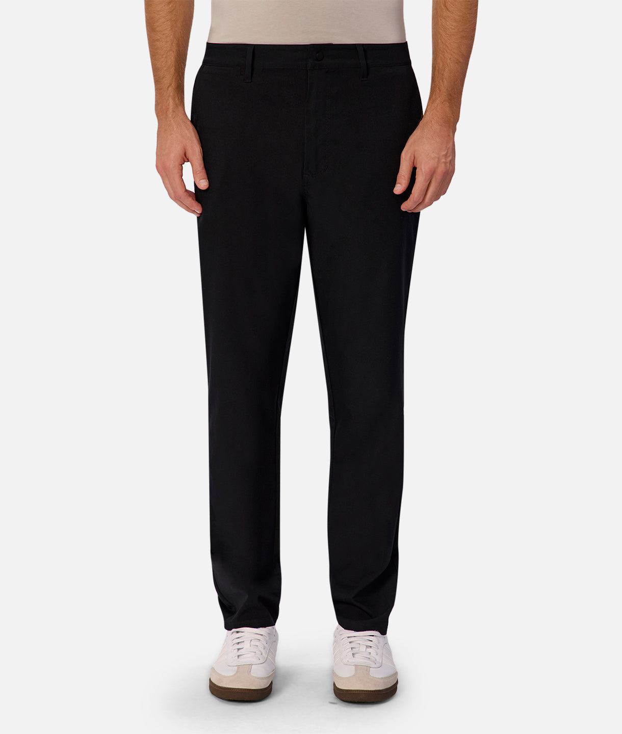 Tech Pinehurst Chino Pants for Men - Classic Black Stretch Comfort Fit Casual Dress Pants - Perfect for Office, Business, Travel & Everyday Wear