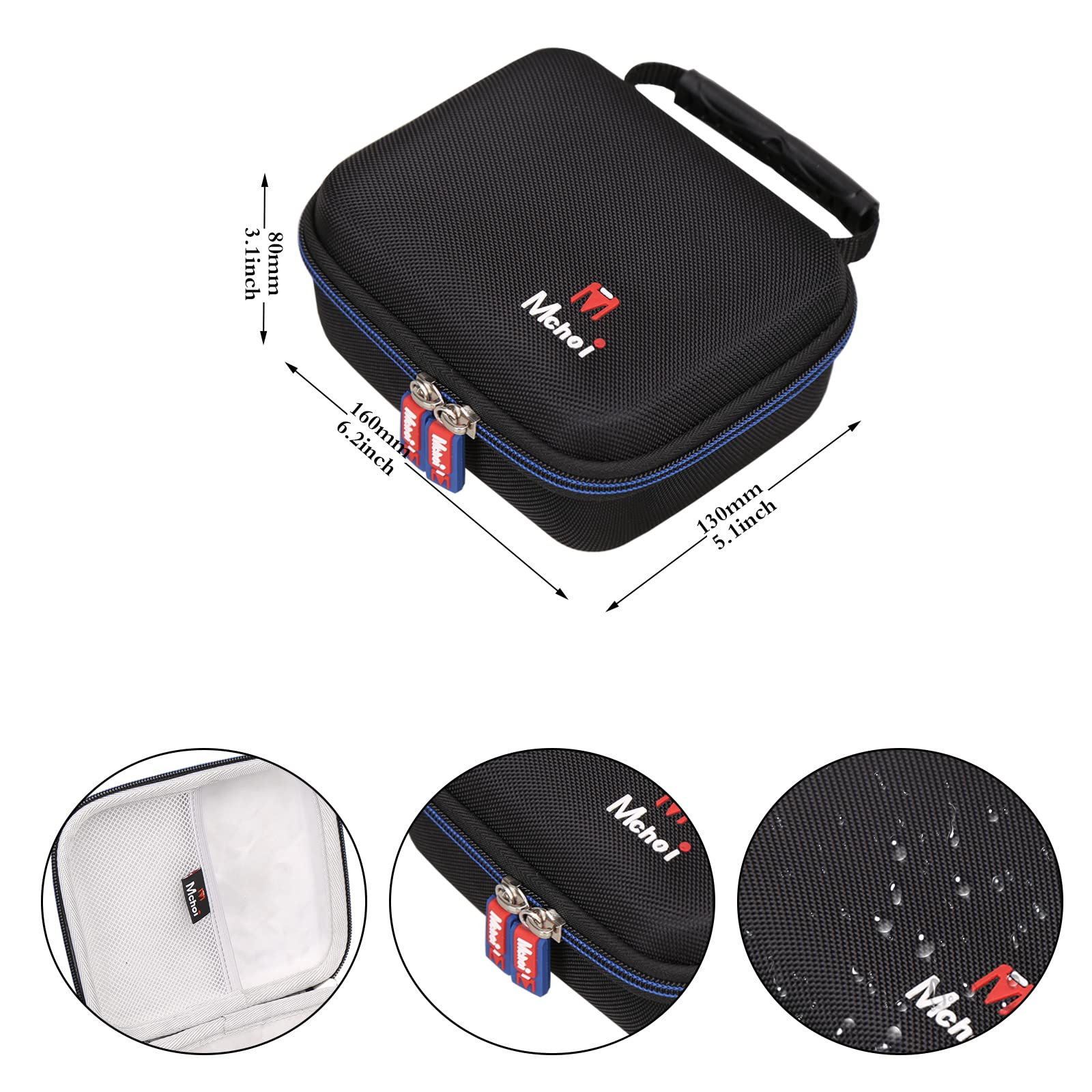 Durable Hard Portable Case for Brother P-Touch PTM95 Label Maker | Protective Storage Organizer | Perfect for Office, Home & Travel Use