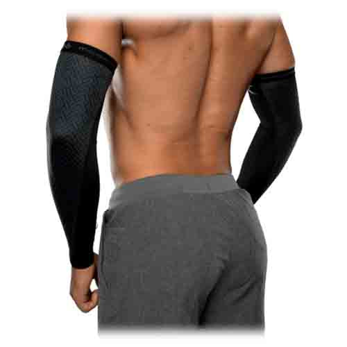 McDavid Dual Layer Compression Arm Sleeves for Basketball & Sports - Black - Improve Performance & Recovery for Athletes & Active Lifestyles