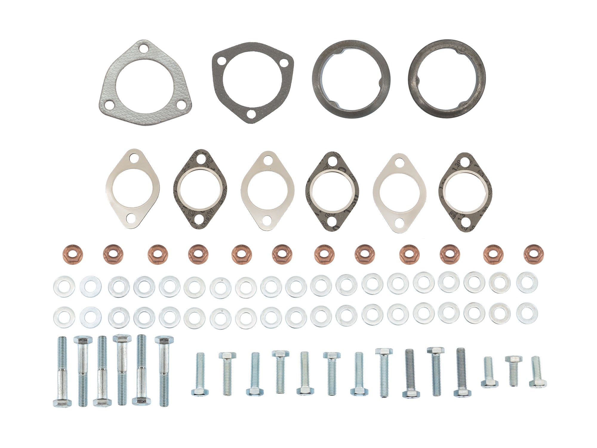 2.1 Exhaust Hardware & Gasket Kit for VW Vanagon (1980-1991) - Complete Replacement Set for Engine Repair & Maintenance - Perfect for DIY Mechanics & Van Restoration Projects