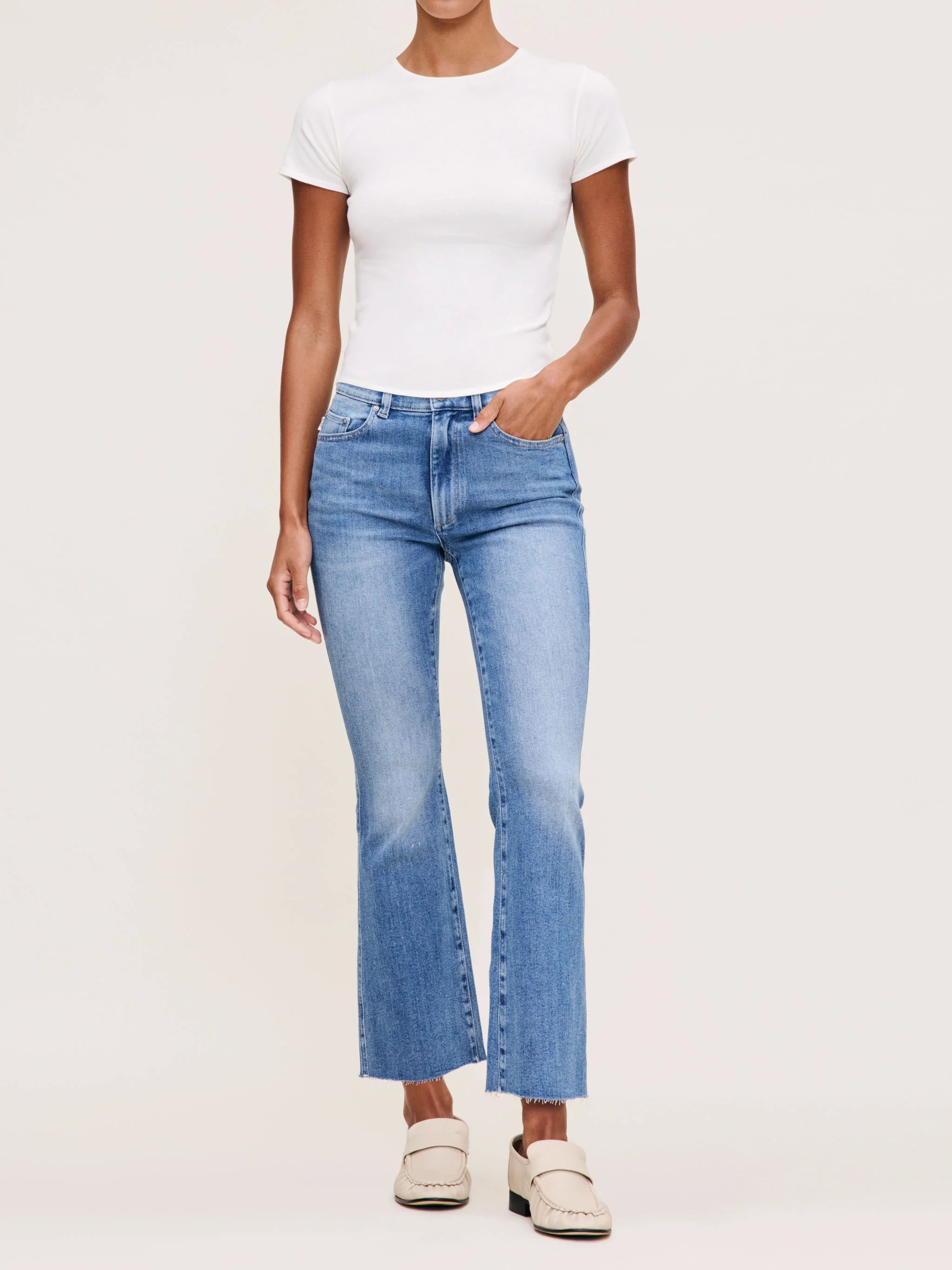 Bridget Boot High Rise Instasculpt™ Crop Jeans - Flattering Slim Fit Stretch Denim Pants for Women | Perfect for Casual Outings, Date Nights & Weekend Wear