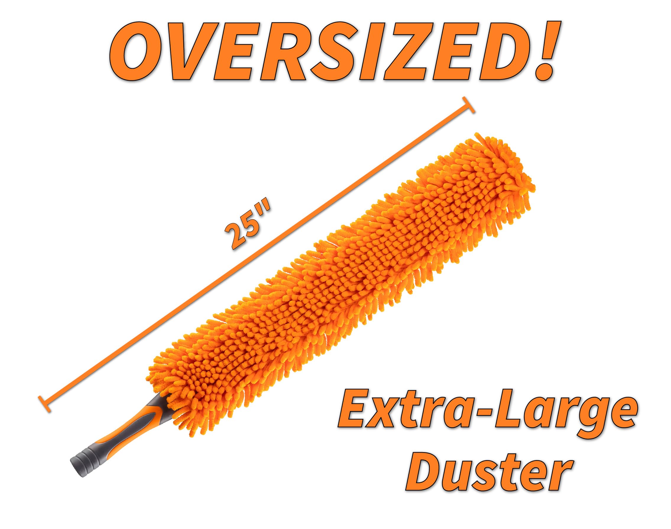**4-14 ft Extension Pole Ceiling Fan Duster Cleaner - 20 Foot Reach, Flexible Microfiber Brush for Easy Fan Cleaning - Perfect for High Ceilings, Home & Office Use**