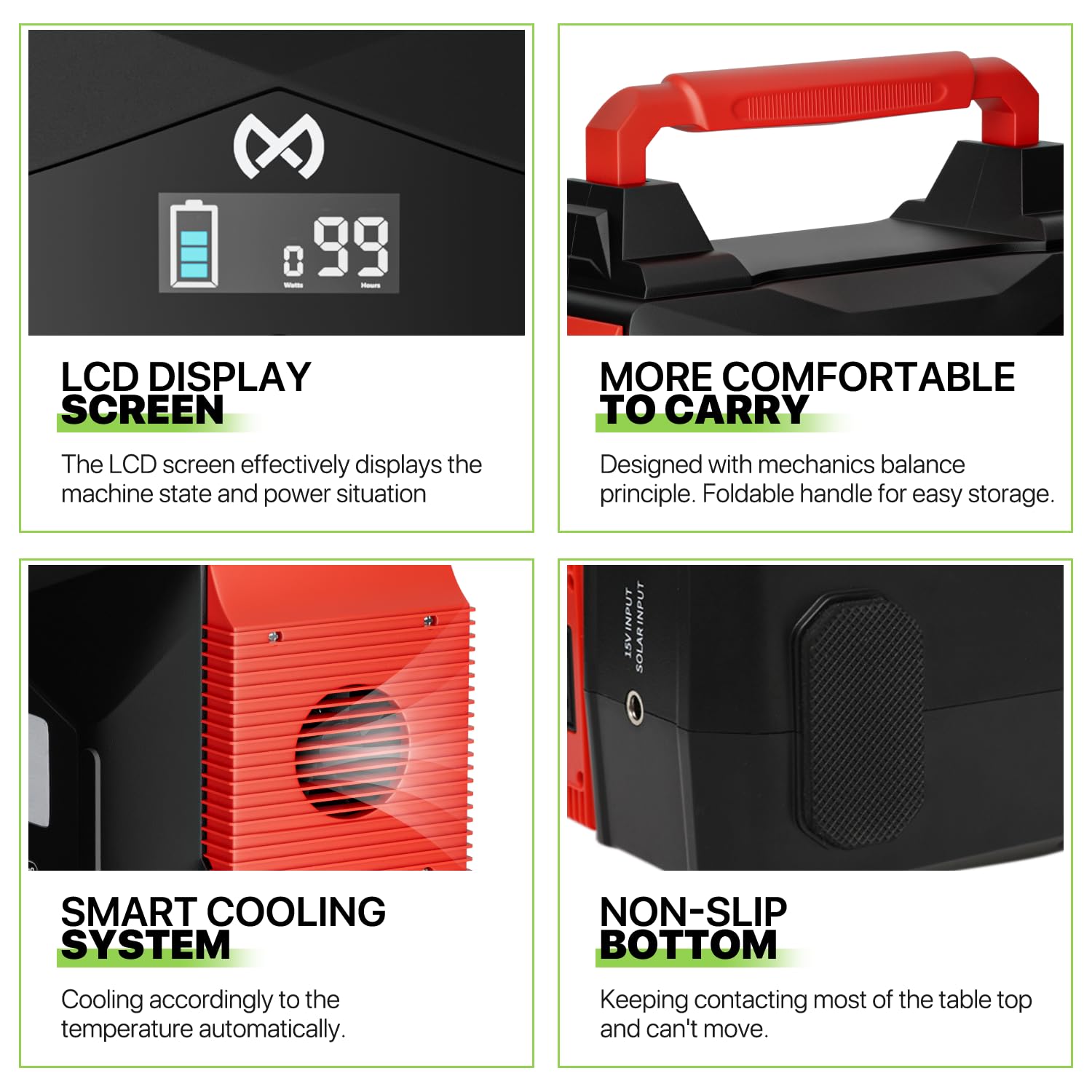 Magshion 300W Portable Power Station - 250Wh Lithium-Ion Battery Pack with Fast Charging for Android, iPhone, Tablets & Laptops | Perfect for Camping, Travel, Emergency Power, Hunting & Outdoor Adventures