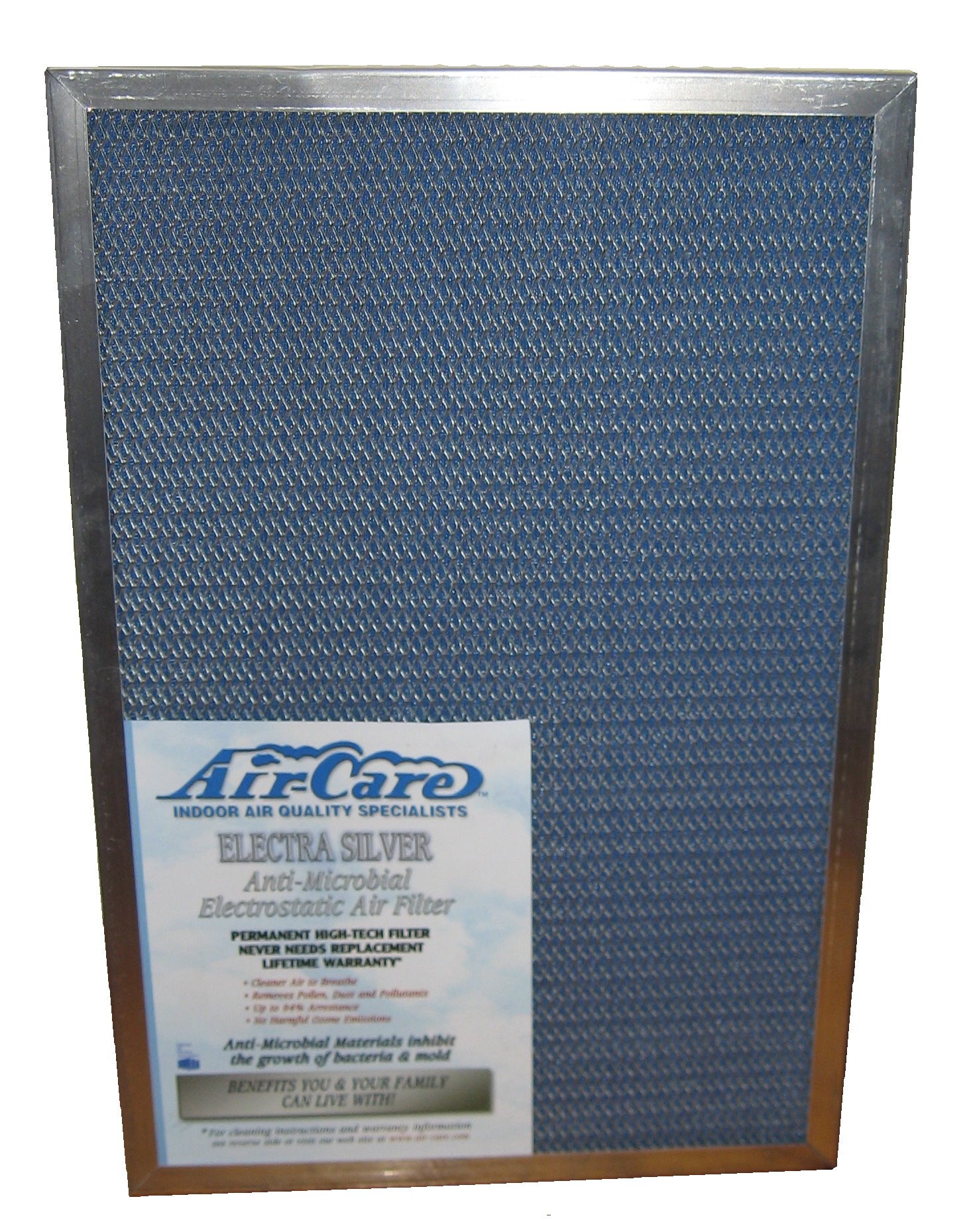12x27x1 Electrostatic Washable Permanent HVAC Air Filter for Home, Furnace & AC - Improves Air Quality, Reduces Allergens & Dust - Ideal for Bedrooms, Living Rooms & Offices