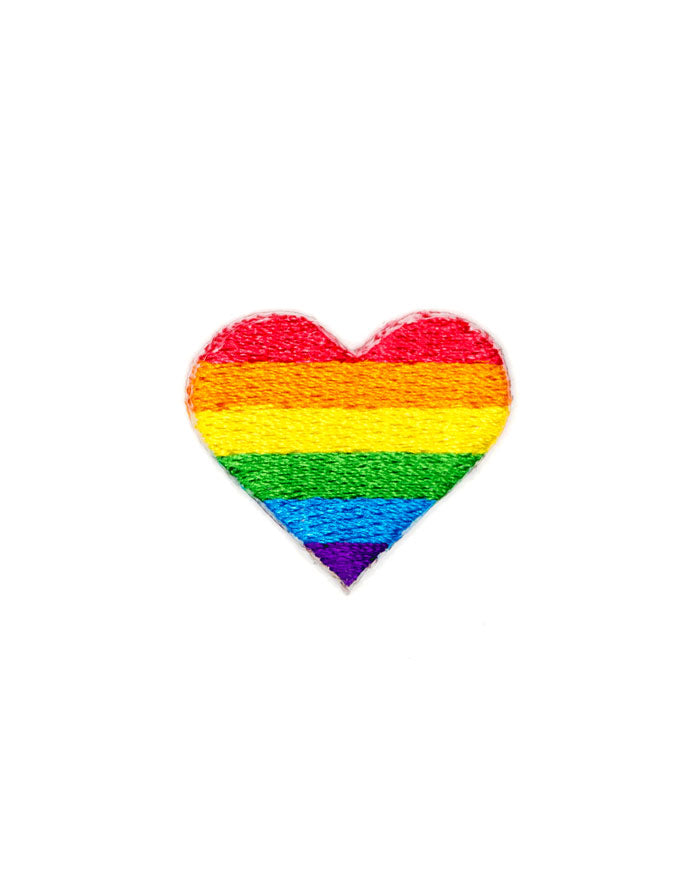 LGBTQ+ Rainbow Pride Heart Mini Sticker Patch - Waterproof Vinyl Decal for Laptop, Water Bottle & Notebook - Show Your Support for Gay Pride & Equality