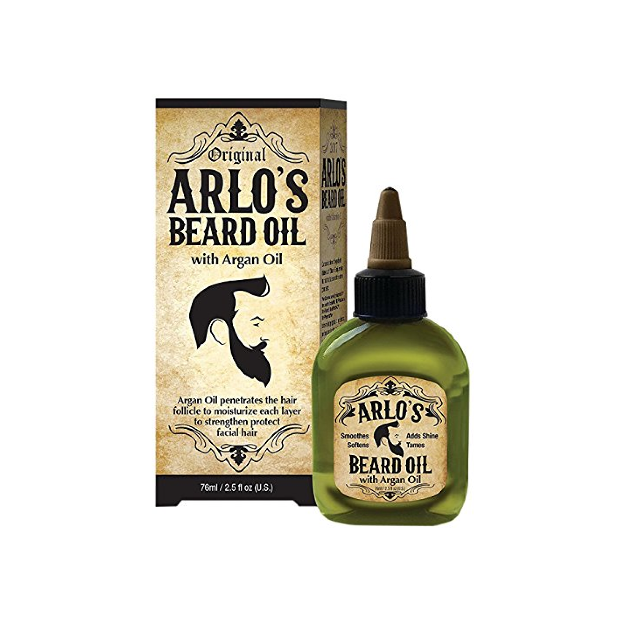Premium Beard Growth Oil with Argan & Jojoba Oils - Natural Moisturizer for Men's Facial Hair Care - Perfect for Daily Grooming & Styling Routine