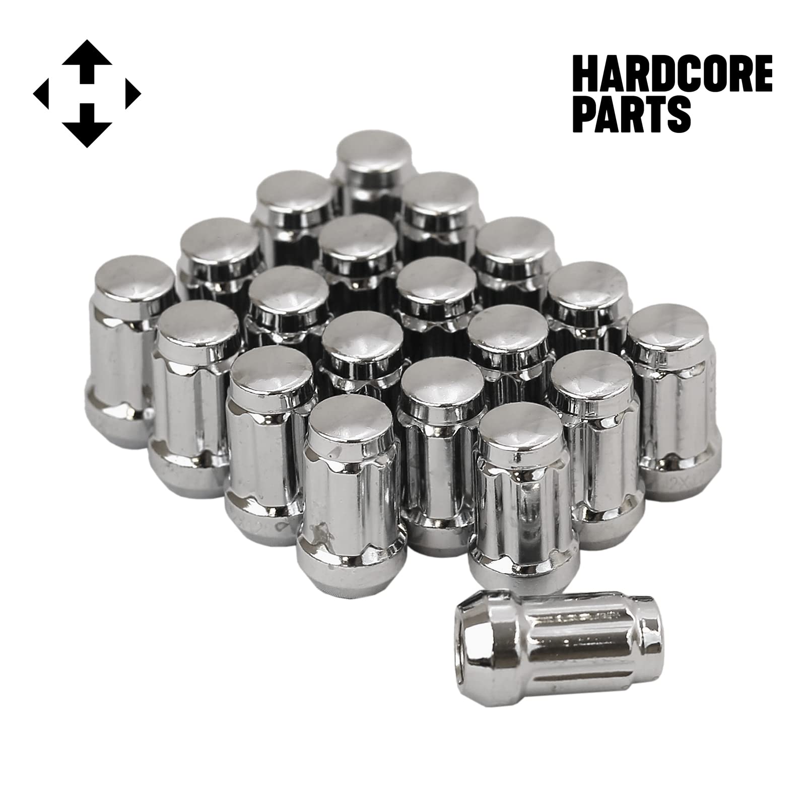 4-Piece Black Wheel Spacers Adapters 1.25
