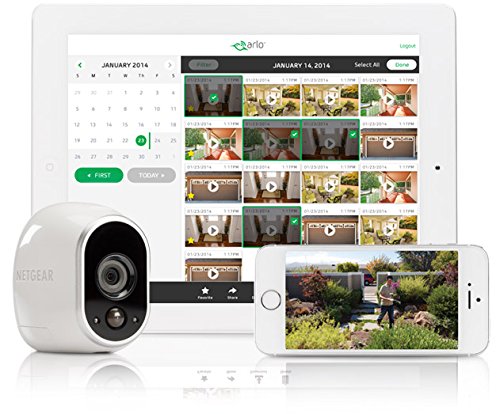 Arlo VMS3130 Wireless Home Security Camera System - Indoor/Outdoor HD Video with Night Vision, Wall Mount, Cloud Storage & Base Station Included | Perfect for Home Monitoring, Baby Watching & Business Security