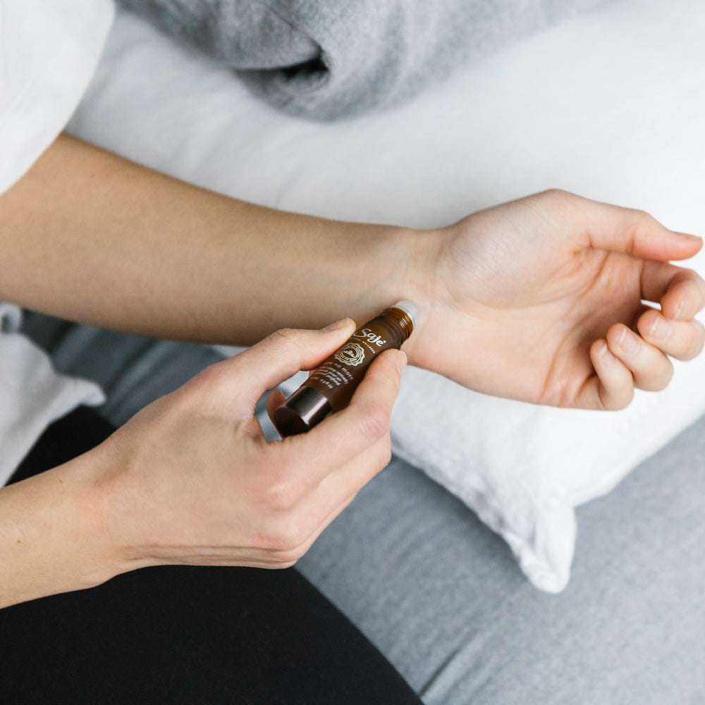 Snore No More Essential Oil Roll-On for Sound Sleep - Natural Snoring Relief Solution for Adults - Perfect for Nighttime Use and Travel