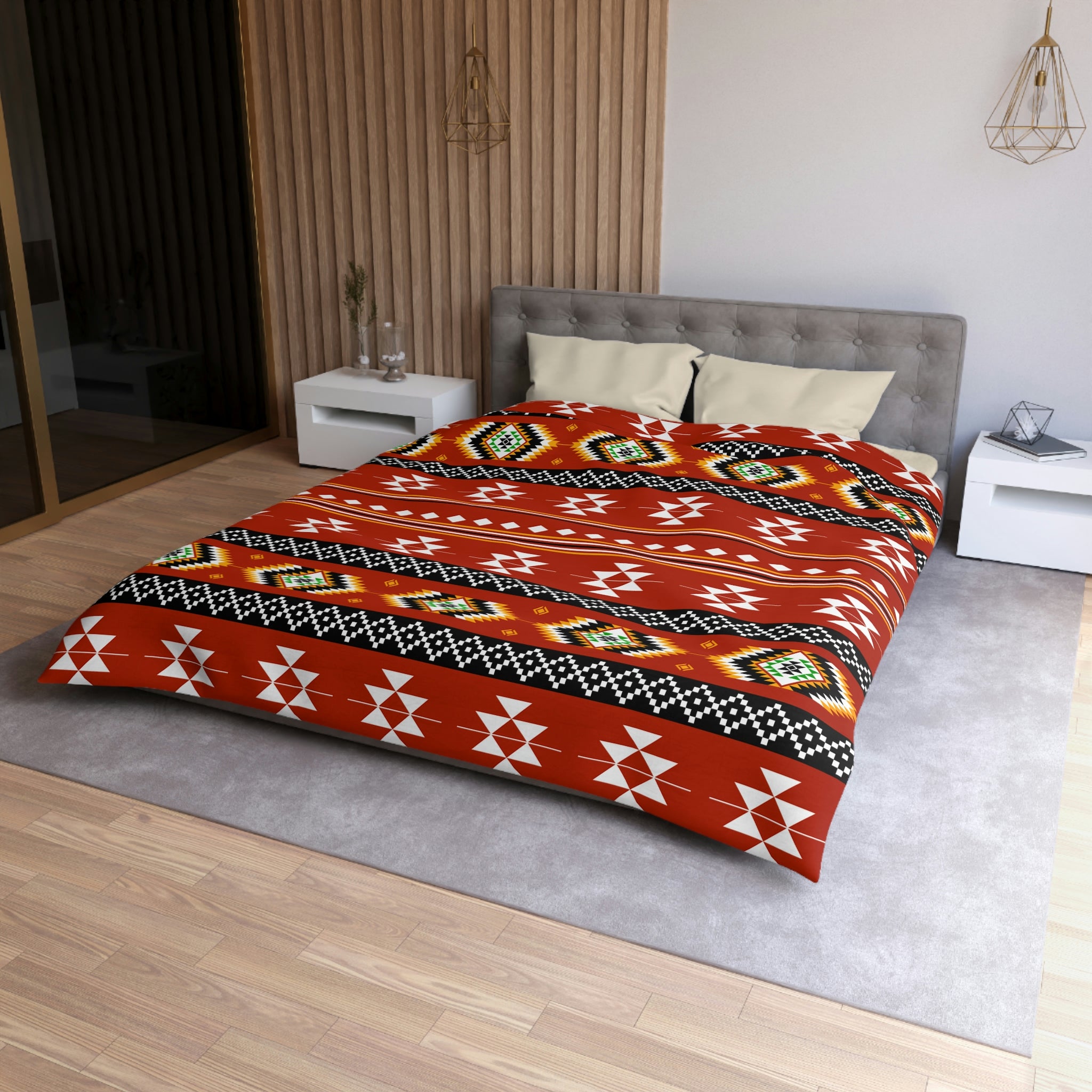 Premium Microfiber Duvet Cover Set - Soft Breathable Bedding for Queen/King Size Beds - Sahara Frontier Collection - Perfect for Cozy Bedroom Decor & Guest Room Essentials