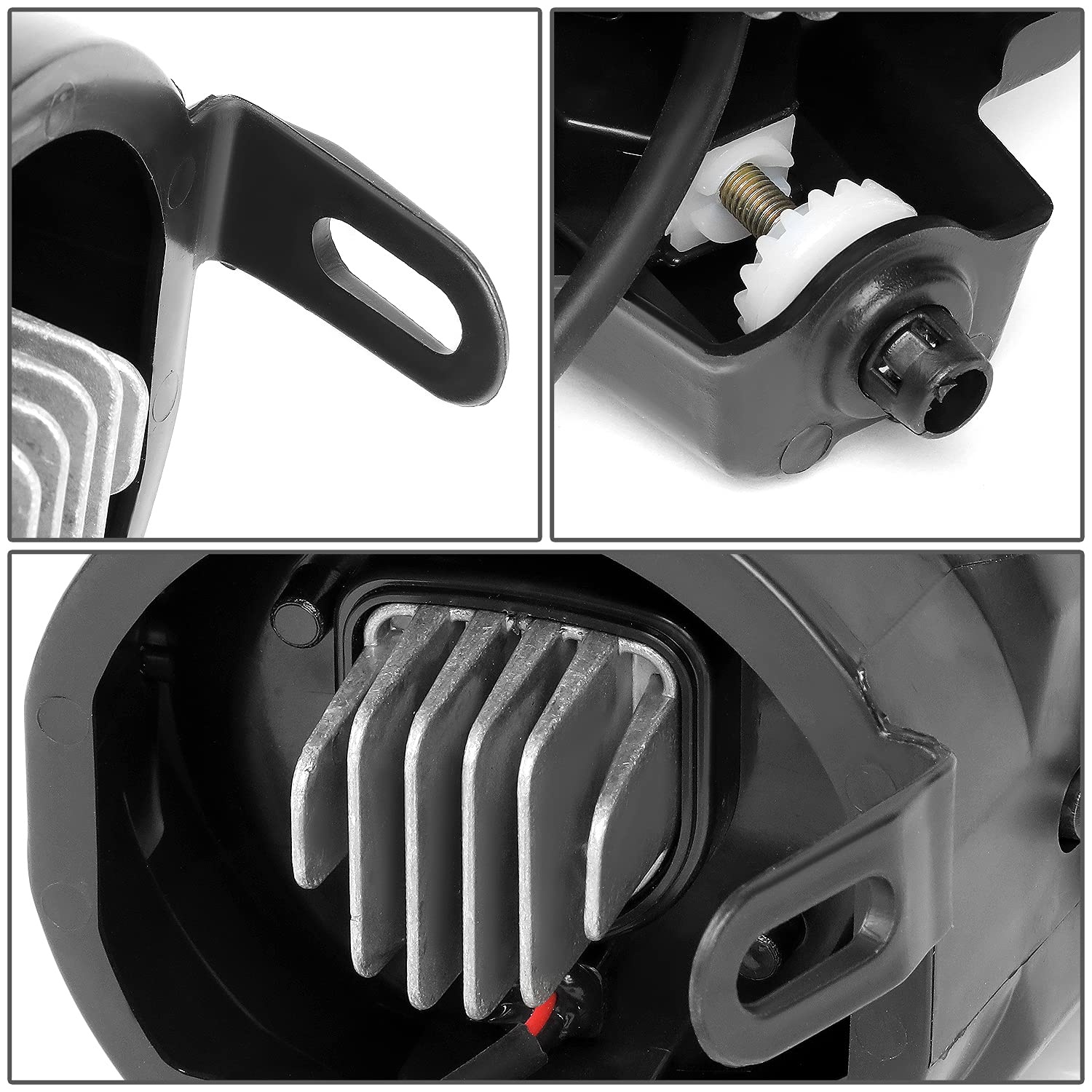 DNA MOTORING FL-ZTL-336-CH LED Fog Light Kit with Bezel, Switch & Wiring Harness - Compatible with 2007-2014 Toyota Tundra - Driver & Passenger Side - Enhanced Visibility for Night Driving & Foggy Conditions