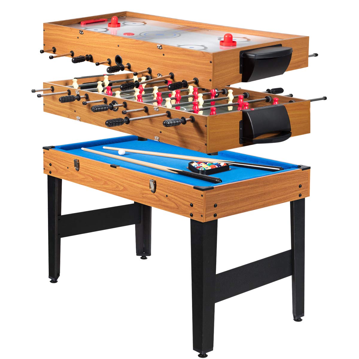 3-in-1 Multi-Game Foosball Table - 48