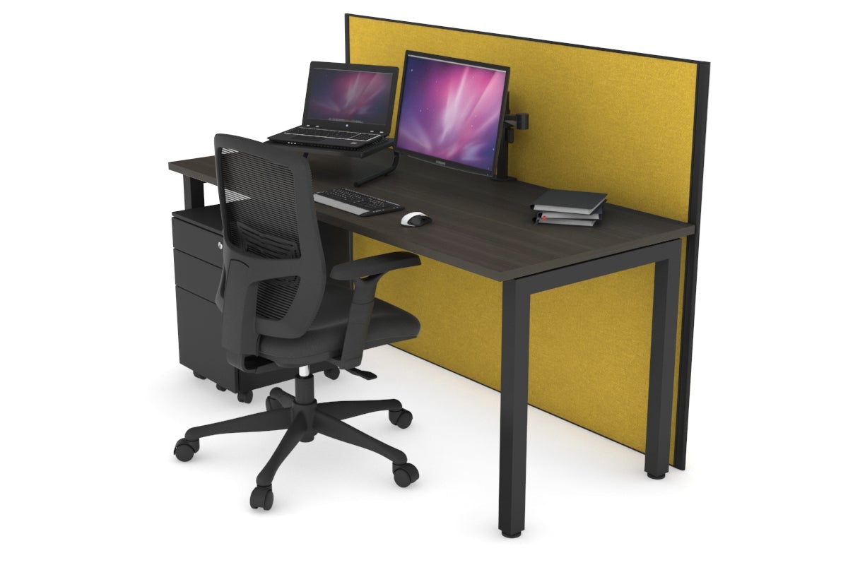 Horizon Quadro Square Legs Office Desk - 1400L x 700W Modern Workstation for Home & Office - Perfect for Remote Work, Study & Conference Rooms