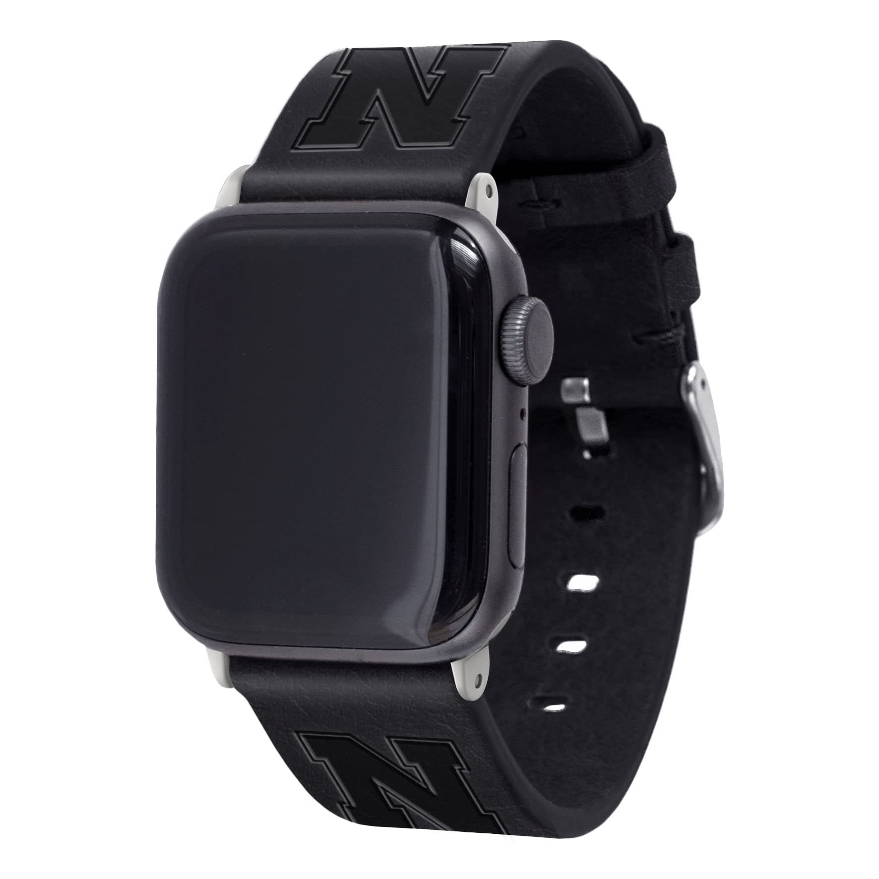 Nebraska Huskers Leather Watch Band for Apple Watch - Durable & Stylish Replacement Strap - Perfect for Game Days, Workouts & Everyday Wear