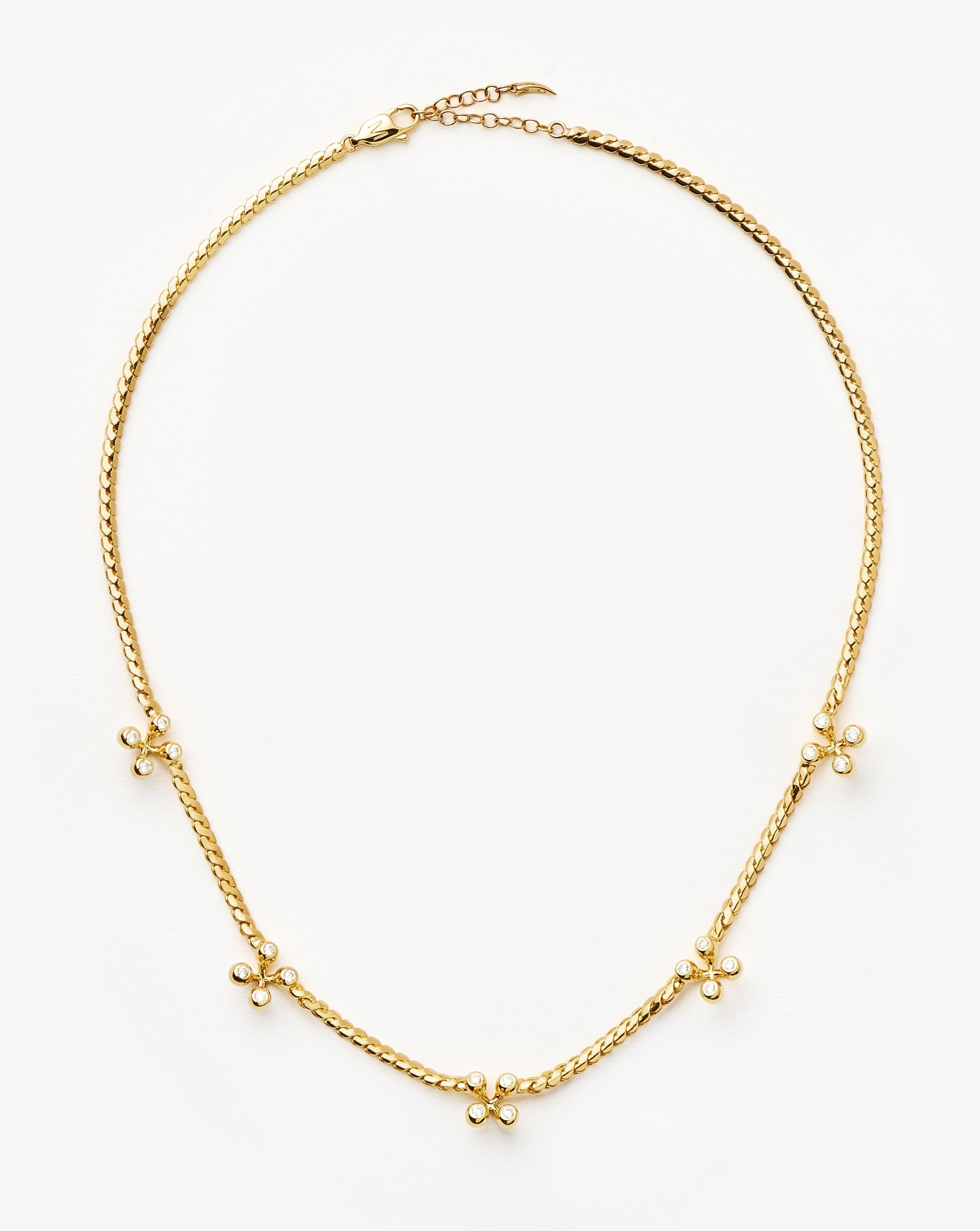 Atom Charm Necklace - 18k Gold Plated Cubic Zirconia Pendant for Women | Elegant Everyday Jewelry & Gift for Birthday, Anniversary & Special Occasions