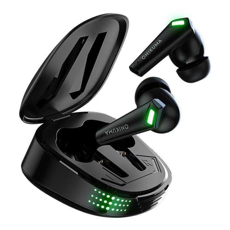 ONIKUMA T308 Wireless Bluetooth Earbuds with 40ms Low Latency & 10H Battery Life - Perfect for Gaming, Workouts, and Commuting