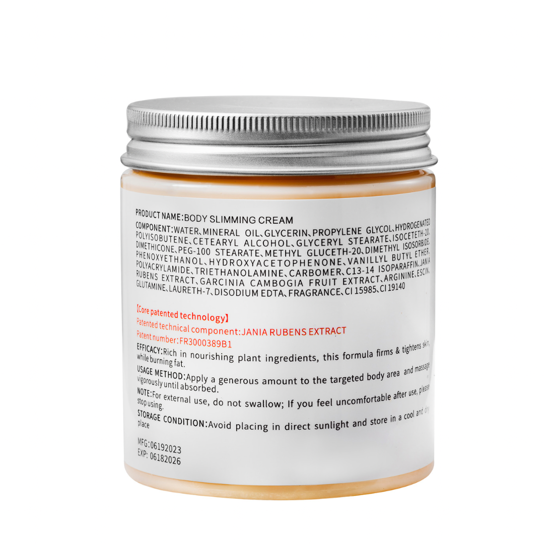 Rejuva Fresh Body Slimming Cream - Firming & Toning for Weight Loss, Cellulite Reduction - Perfect for Post-Workout & Daily Body Care