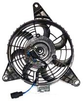 TYC 610750 Kia Sportage AC Condenser Cooling Fan Assembly Replacement Part - Perfect for DIY Auto Repair & Summer Cooling System Maintenance