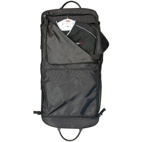 Mobile Edge Deluxe Folding Garment Bag for Travel - Black (ME-DGB) | Carry-On Suitcase Organizer for Business Trips & Weddings