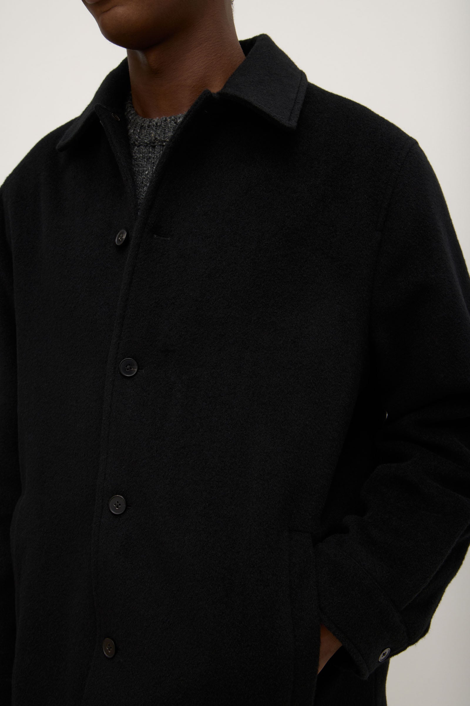 Noah Wool Jacket for Men - Warm Winter Coat with Fleece Lining, Water-Resistant Outdoor Jacket for Hiking, Camping & Cold Weather