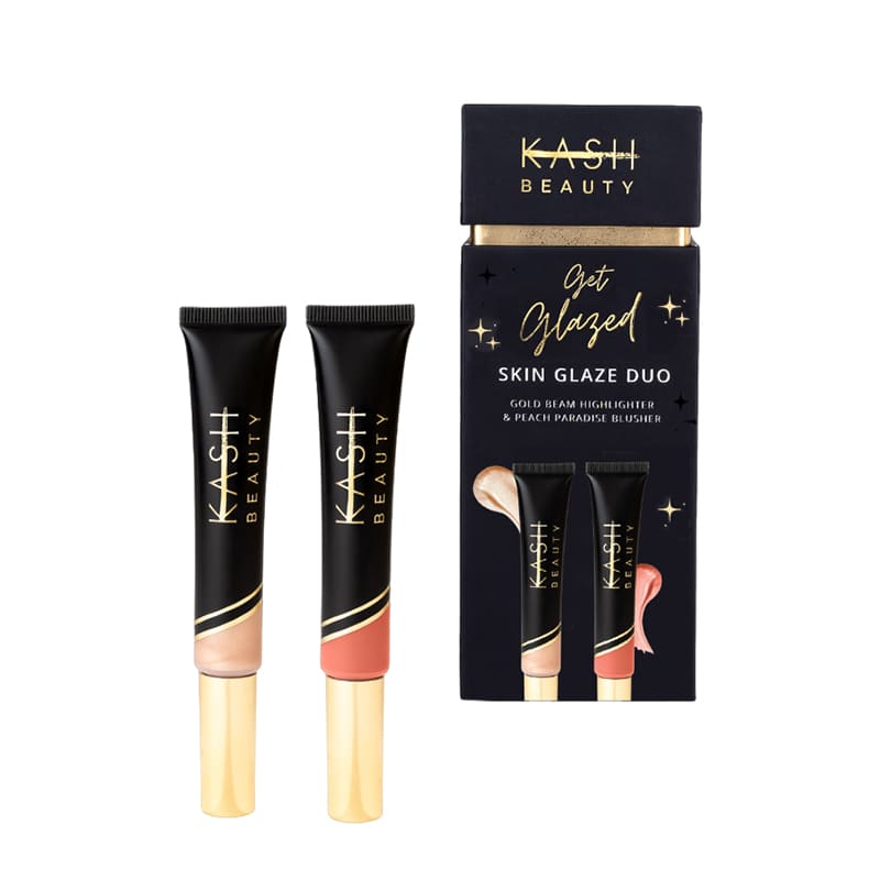 KASH Beauty Get Glazed Skin Glaze Duo Gift Set - Limited Edition Skincare Set for Radiant Glow | Perfect for Gifting & Self-Care Routine