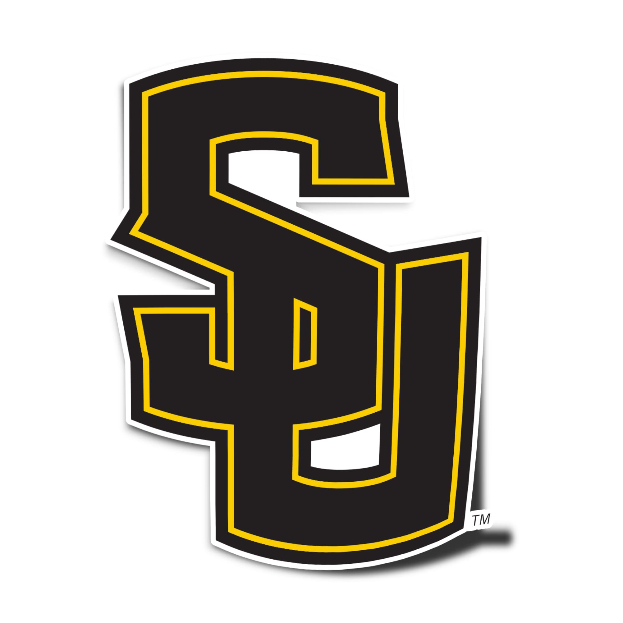 Southwestern University SU Pirates Desert Cactus Vinyl Decal Sticker - Waterproof Laptop, Water Bottle, Car, Scrapbook Decor - Perfect for College Dorm, School Spirit, and Fan Gifts