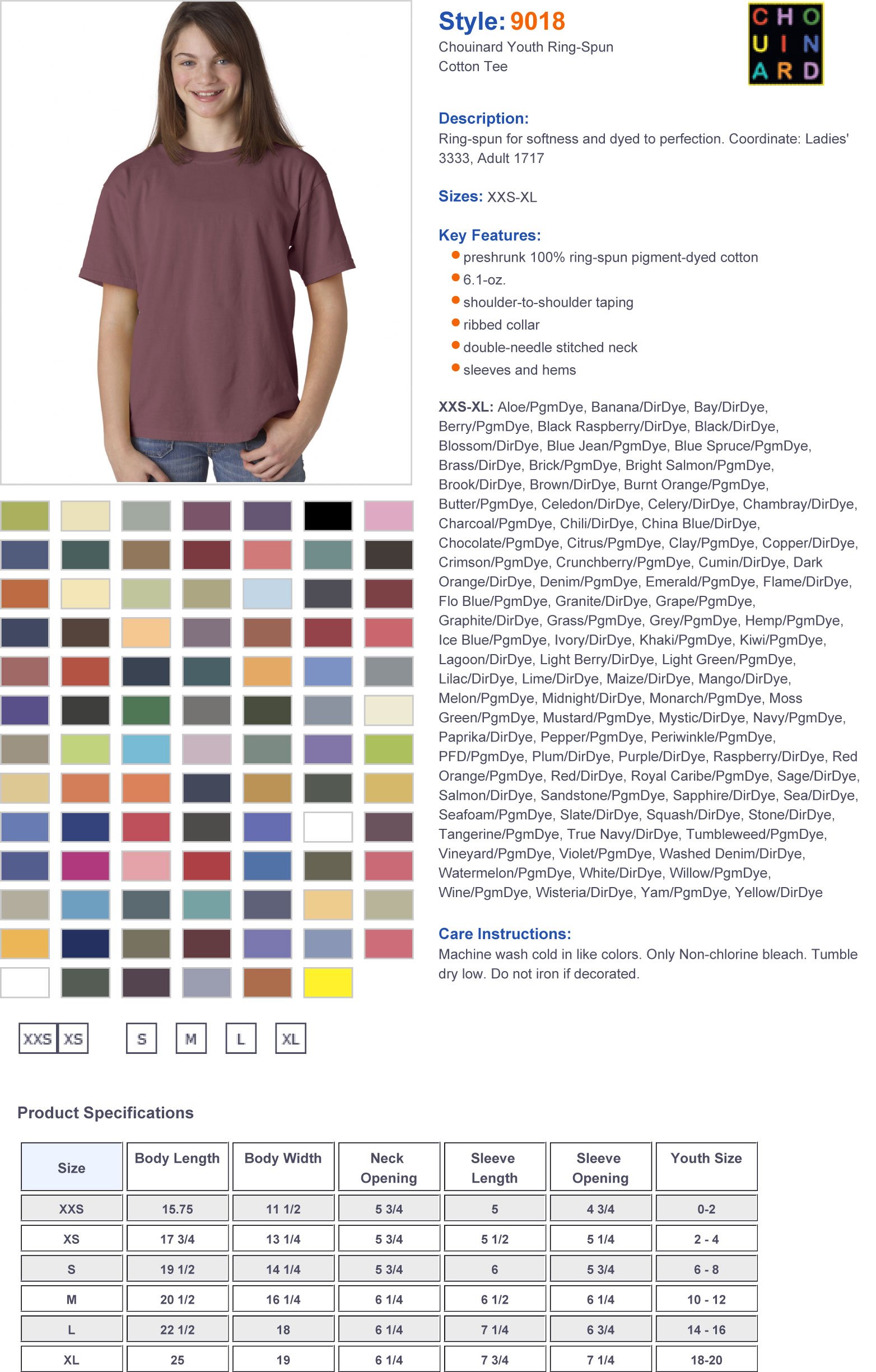 Comfort Colors Boys' 9018 Garment Dyed Ringspun Cotton T-Shirt - Soft Casual Tee for Everyday Wear, School & Play
