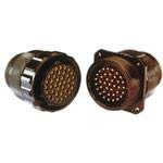 037378-0004 3-Position Circular Solder Socket Connector, 3-Terminal 1-Port Cable Mount (2-Pack) – Ideal for Industrial Wiring, Automotive Electronics & DIY Projects