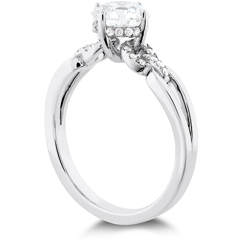 Hearts On Fire Brielle Diamond Engagement Ring for Women - Perfect for Proposals, Weddings & Anniversaries
