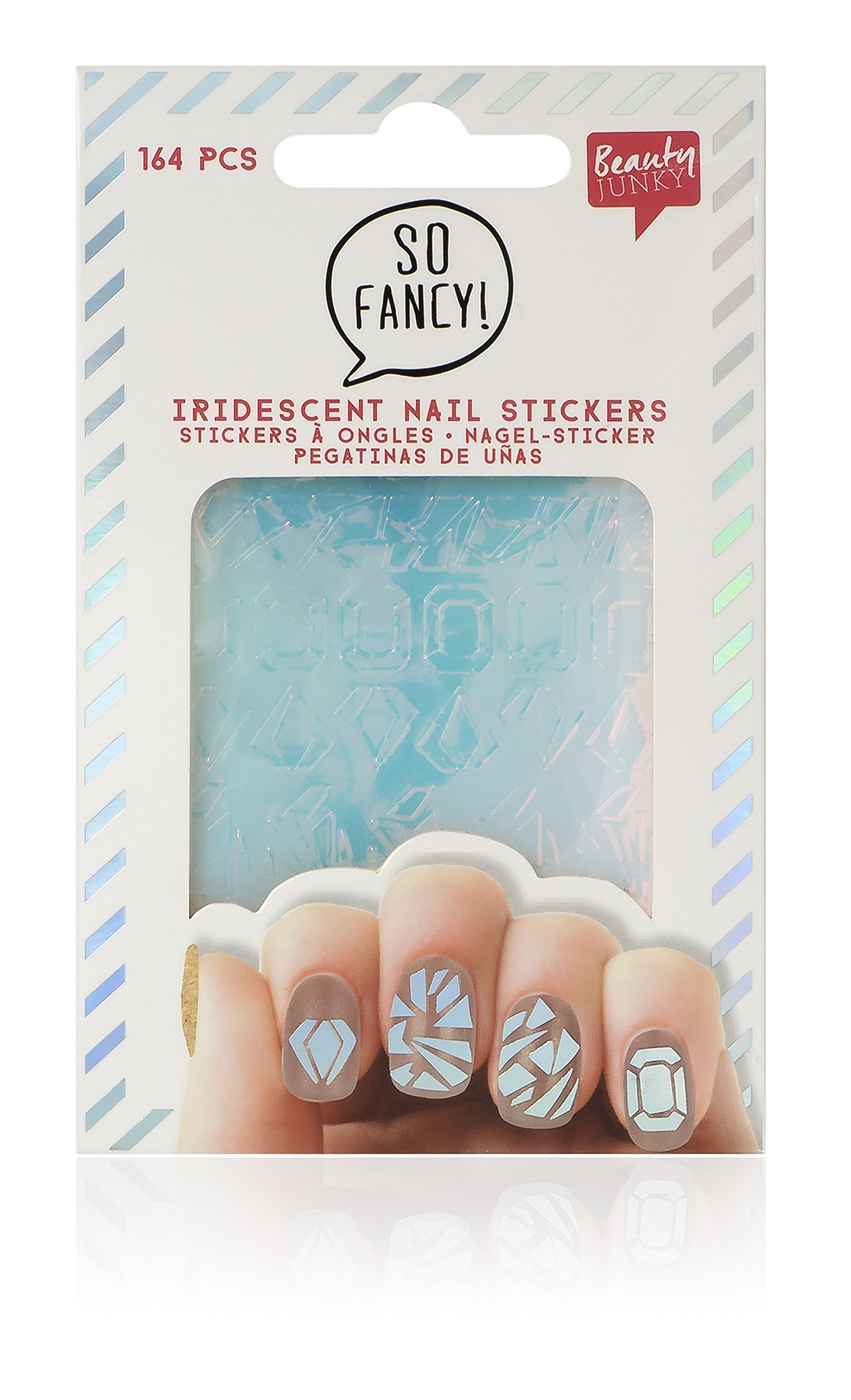 NPW Nail Art Decals Stickers - 64 Pack Waterproof Nail Stickers for Women, DIY Nail Designs for Manicure & Pedicure | Perfect for Parties, Weddings, Holidays & Everyday Nail Art