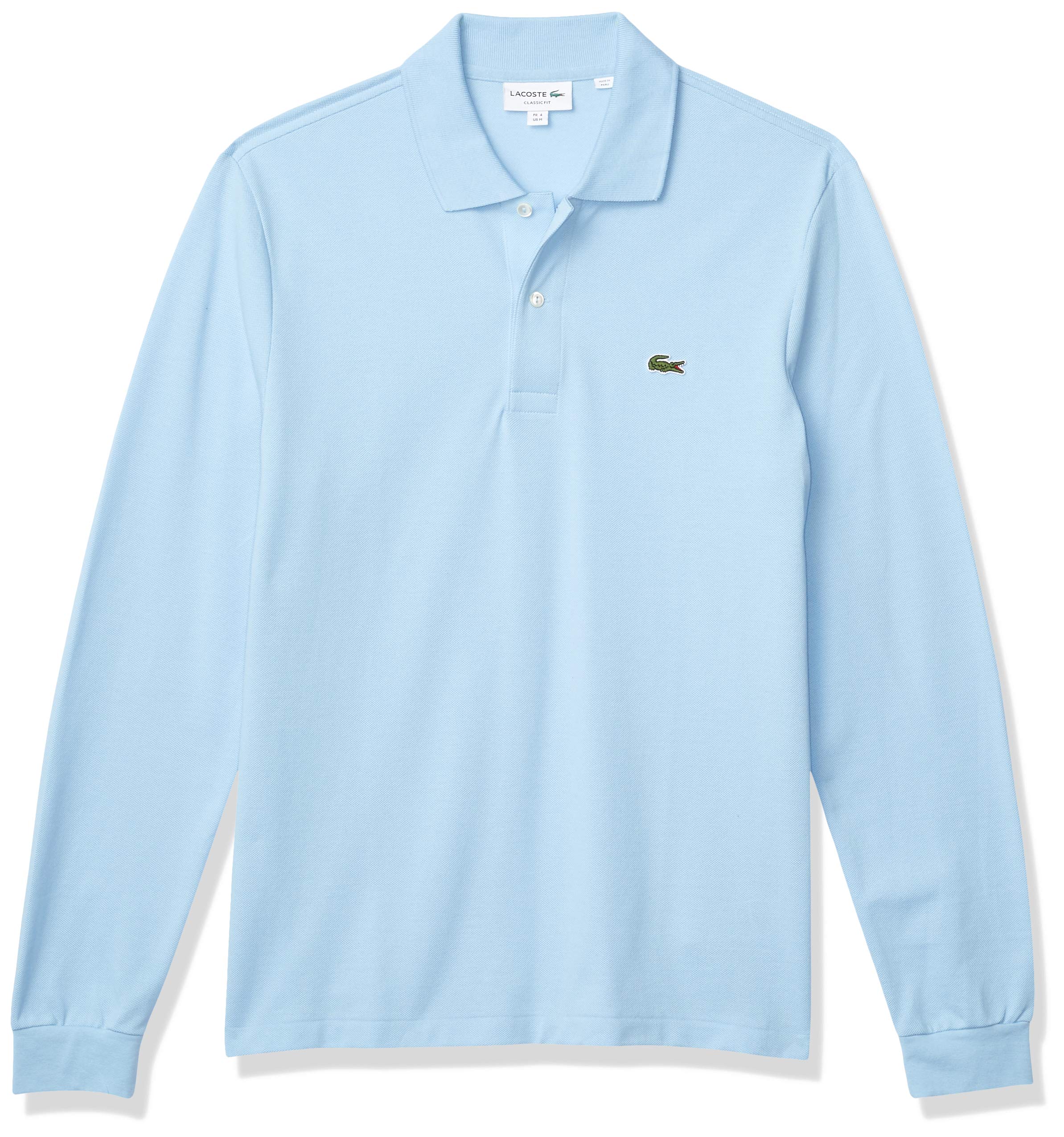 Lacoste Men's Classic Long Sleeve Pique Polo Shirt | Slim Fit Cotton Casual Top for Business & Golf | Perfect for Office, Weekend & Outdoor Activities