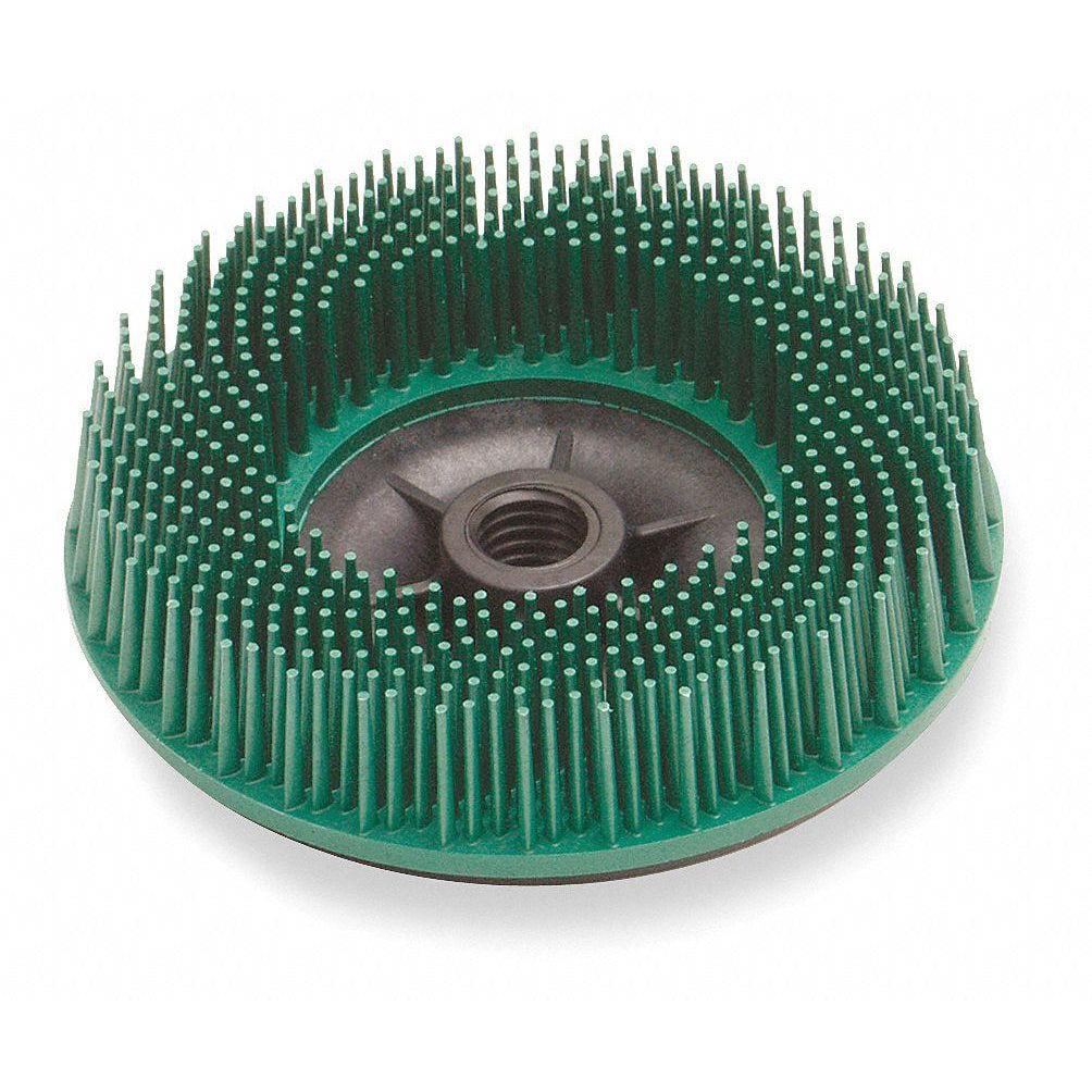 3M Scotch Brite Bristle Disc 4.5 x 5/8 11 Internal 50 Pack - Heavy Duty Abrasive Brush for Metal, Wood & Surface Cleaning - Ideal for Grinding, Polishing & Rust Removal in Workshops & DIY Projects